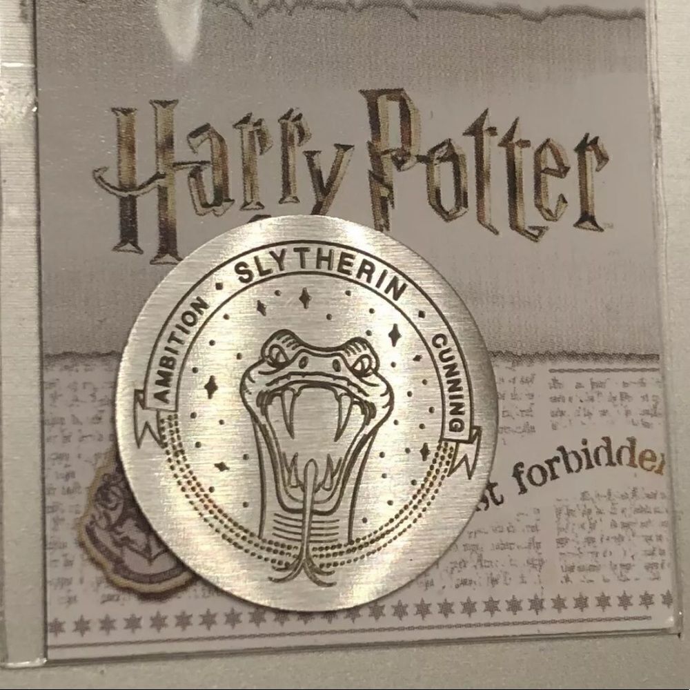 Origami Owl Slytherin backplate large Sits in large origami owl locket ,legacy